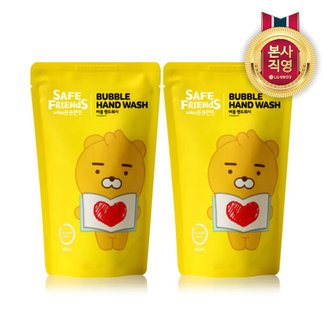  세이프 카카오 핸드솝 리필 리틀라이언 400ml x2개