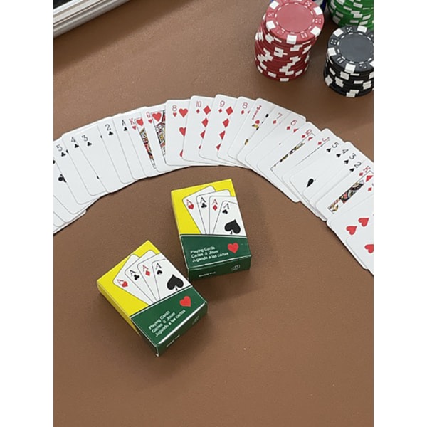 미니어처 트럼프 포커 카드 미니어처