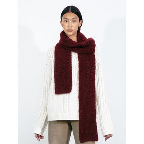 Cosy Boucle Muffler (Burgundy)