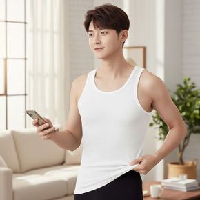 제솔든 남성 민소매 골지 이너웨어 런닝 SD-260331