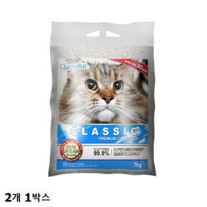 애견용품 고양이모래 클럼 플러스 클래식 7kg 2개 1박스