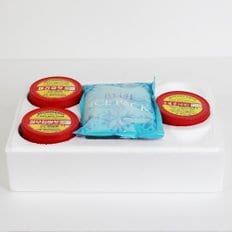 [산지직송] 광천토굴 국내산 젓갈 3종 선물세트 1.5kg (어리굴젓500g+오징어젓 500g+갈치속젓[순태젓] 500g)(아이스박스+보자기 포장)