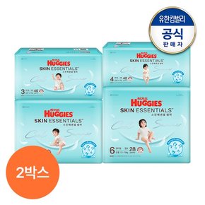 [2박스]2026 NEW 스킨에센셜 썸머 팬티형 기저귀 3~6단계 교차선택