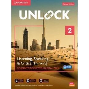 Unlock Level 2 Listening, Speaking and Critical Thinking Student`s Book with Digital Pack (With eBook)