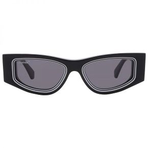 Off-White 앤디 다크그레이 Irregular 유니섹스 공용 선글라스 OERI047 1007 53