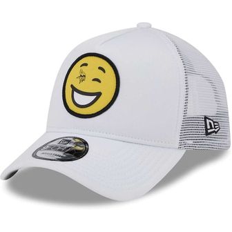 뉴에라 [해외] 1054763 NFL [미네소타 바이킹스] Happy AFrame Trucker 9FORTY Hat White