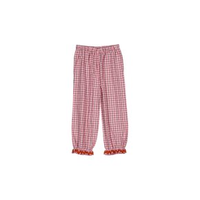 [공식스토어] 민뇽 걸 팬츠 핑크 체크 AW25-MIGPPCH