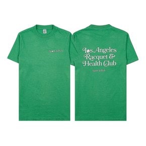 로고 코튼 반팔 티셔츠 LA RACQUET CLUB T SHIRT VERDE WHITE