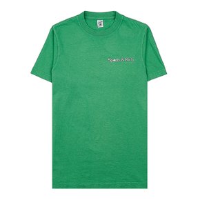 로고 코튼 반팔 티셔츠 LA RACQUET CLUB T SHIRT VERDE WHITE