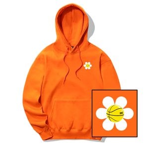 SMALL DAISY LOGO 후드티 - 오렌지