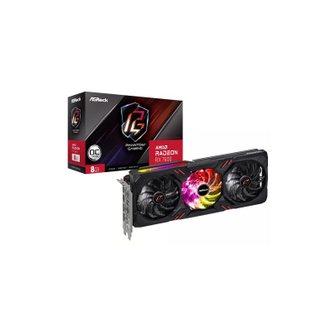  ASRock Radeon RX7600 탑재 그래픽보드 GDDR6 8GB 모델 국내 PG 8GO