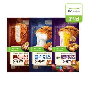 [G][풀무원] 돈카츠 3개(통등심1개+블럭치즈1개+고구마치즈1개)