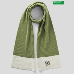 [하프클럽/베네통]베네통 Project pantone color block knit muffler 2F_1235KU008_1V3