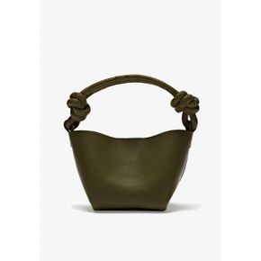 4459038 Massimo Dutti KNOT DETAILS - Handbag khaki