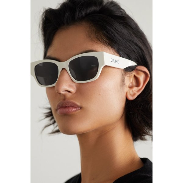 스퀘어 프레임 아세테이트 선글라스 아이보리 25185454455764066