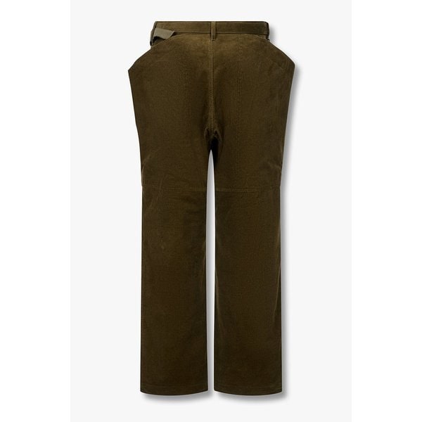 남성 드로스트링 헴 코듀로이 팬츠 (올리브) 6425311114000