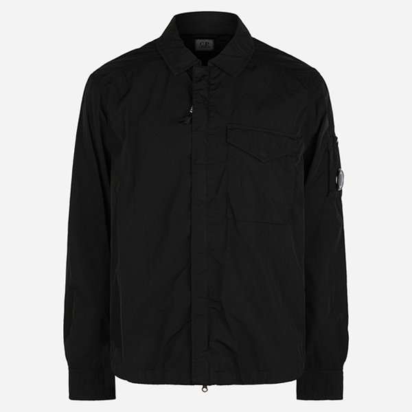 [시흥점] 6S RSCMOS710A 005904G 999 크롬-R 지퍼 오버셔츠 자켓 블랙