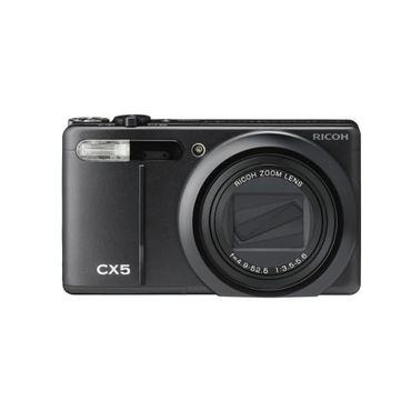  일본 리코 카메라 RICOH CX5 with Hybrid AF System 10.7x Optical Zoom 블랙 CX5BK 1443471