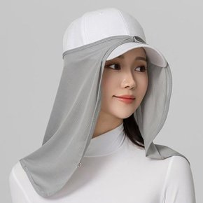 파비온 자외선차단 지오벨 솔리드 햇빛가리개 모자가리개 (그레...
