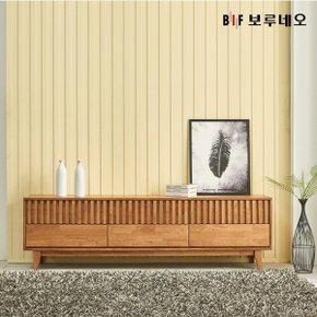 [보루네오]앳홈 비엔나 러버우드 원목 2단 1800 와이드 거실장 서랍장_착불배송