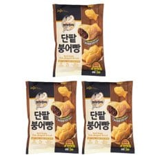 진주햄 천하장사 단팥 붕어빵 500g x 3개 미니붕어빵 에어프라이어 겨