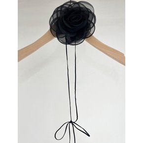 Bridal Rose Corsage_black