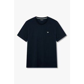 남성 자수 로고 숏 슬리브 라운지 티셔츠(0816334011)