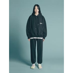 [SET UP] SIGNATURE HOODIE SET black