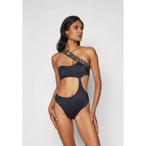 5179309 Versace SWIM ONE PIECE NEW LOGO - Swimsuit black