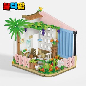 [블럭팜] 미니블럭 나노블럭 DIY 비밀의화원 키덜트 취미 여아선물 2074