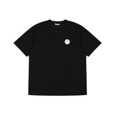 유니)스마일 GOOD VIBES 반팔 티셔츠 AO2WTS449-BK