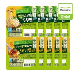 지구식단 두부면100g 10개(얇은5개+노랑5개)