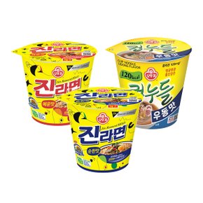 소컵 6컵씩 컵누들 우동+진라면 매운+진라면 순한