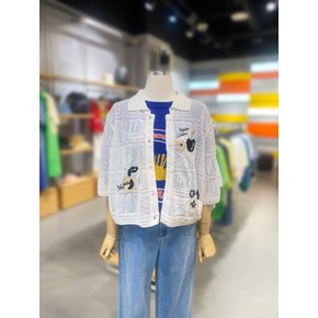 [여주점] 스카시 변형 카라 니트가디건 (BAKCA8531)