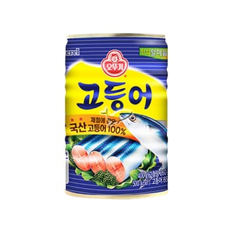  오뚜기 고등어 통조림 400g/ 5캔