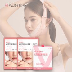 [약손명가] 리프팅밴드1box  + 브이한 리프팅 2box 패치 작은얼굴관리 셀프홈케어 세트