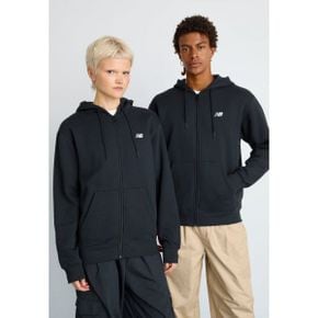 5142680 New Balance SPORT ESSENTIALS LOGO FULL ZIP UNI - Zip-up sweatshirt black