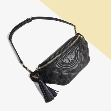 토리버치 플래밍 양가죽 퀼팅 소프트 벨트백 64313-001 Tory Burch Fleming Soft Belt Bag