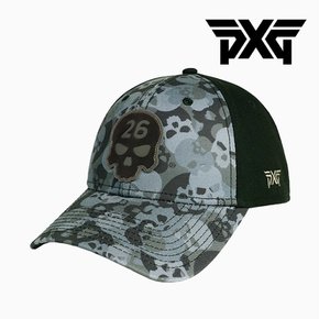 피엑스지 PXG 다크니스 스컬카모 스티치드 9-40 스냅백 골프모자