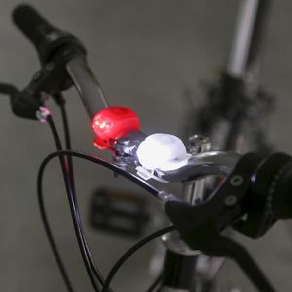 2p 실리콘 자전거 안전등 / LED 자전거전조등(1)
