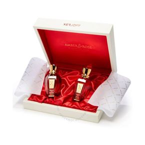 제르조프 2 Pcs 세트 로즈 골드 1.7 EDP 오드퍼퓸 스프레이 향수 + 앰버 골드 1.7 EDP 오드퍼퓸