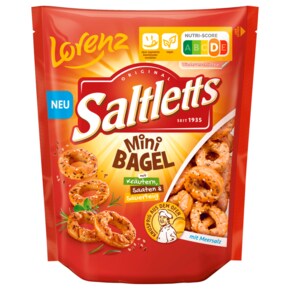 로렌즈 Lorenz 솔틀렛 Saltletts 미니 베이글 스낵 100g