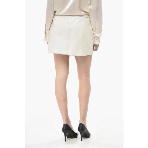 쿠레쥬 숏 스커트 423CJU126VY0014 0011 BLANC White