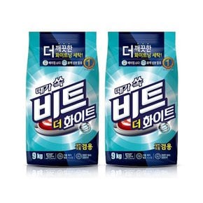 더 화이트 세탁세제 9kg x2개