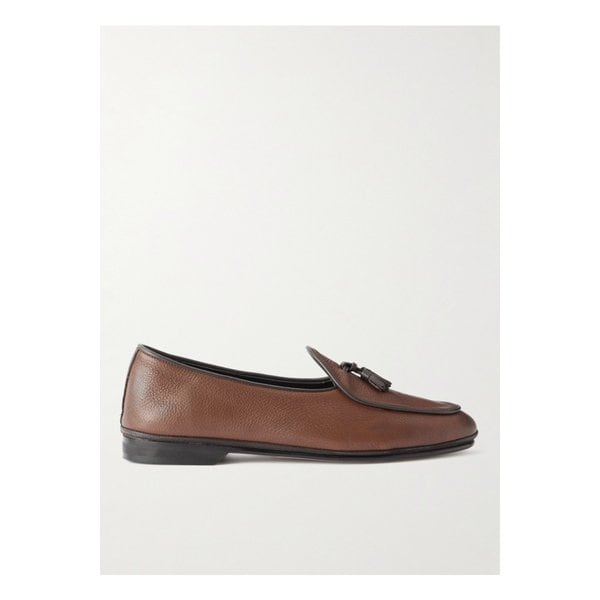 루비나찌 태슬 풀그레인 가죽 로퍼 브라운 46376663163002658