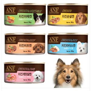 ANF 독 에이앤에프캔 강아지간식 95g x 24개입,1BOX