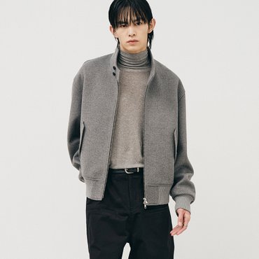 노이어 울 헤링턴 블루종 (블랙, 그레이)