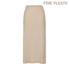 [FINE PLEATS] 피네 플리츠 베이직 롱 스커트 아이보리
