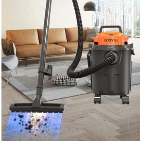 YILI 상업용 흡입 블로잉 다기능 1200W 건습식 업소용 진공청소기  블랙