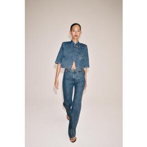 (ZARA 자라) ZW 컬렉션 숏 데님 자켓 4001 058 407